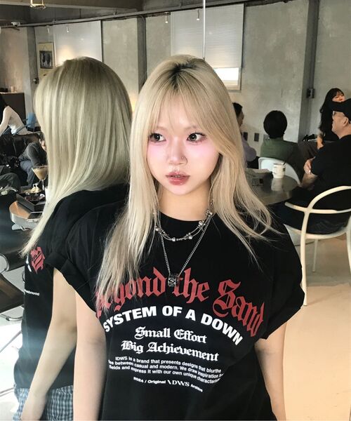 IDWS(アイドンワナセル)の「System Down T-Shirt Black(Tシャツ/カットソー・レディース・その他・0/1/2)」の7枚目の写真