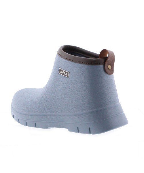 JELLY BEANS(ジェリービーンズ)の「【レイン対応】EVAショートブーツ(194-61065)JELLY BEANS(ジェリービーンズ)(レインシューズ・レディース・グレー/アイボリー/カーキ・M/L)」の7枚目の写真