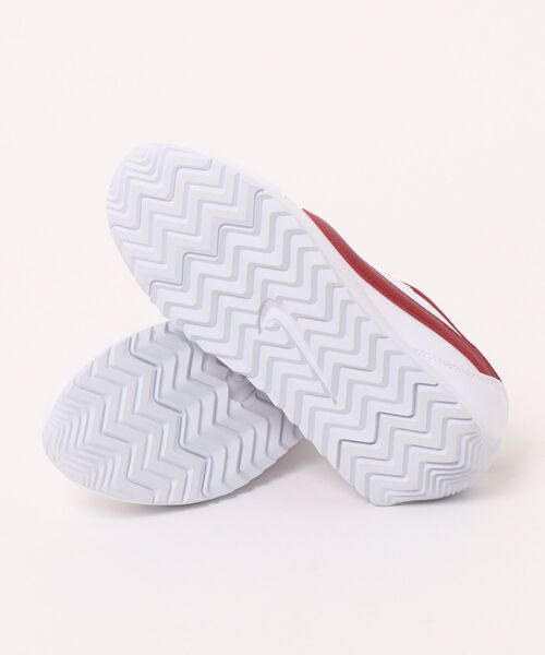 NIKE(ナイキ)の「NIKE ナイキ W PACIFIC LTR レディーススニーカー ロープロファイル レザー(ウィメンズパシフィックレザー) HV6430-101 ホワイト/チームクリムゾン/ブラック(スニーカー・レディース・ホワイト×レッド・22.5cm/23.0cm/23.5cm/24.0cm/24.5cm/25.0cm)」の2枚目の写真