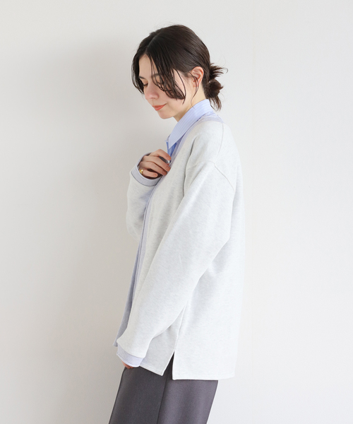 417 EDIFICE(フォーワンセブンエディフィス)の「ロールネック ニットカーディガン(カーディガン/ボレロ・メンズ・ブラック/オレンジ/ブルー系その他/ライトグレー/イエロー・LARGE/MEDIUM)」の21枚目の写真