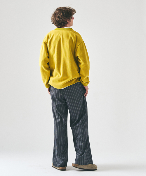 417 EDIFICE(フォーワンセブンエディフィス)の「ロールネック ニットカーディガン(カーディガン/ボレロ・メンズ・ブラック/オレンジ/ブルー系その他/ライトグレー/イエロー・LARGE/MEDIUM)」の12枚目の写真