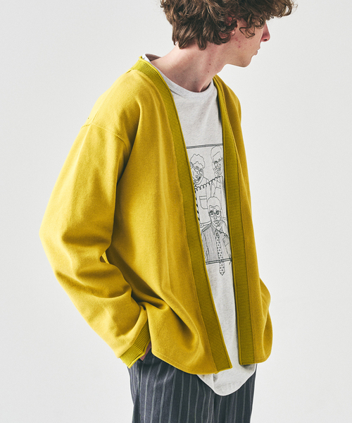 417 EDIFICE(フォーワンセブンエディフィス)の「ロールネック ニットカーディガン(カーディガン/ボレロ・メンズ・ブラック/オレンジ/ブルー系その他/ライトグレー/イエロー・LARGE/MEDIUM)」の10枚目の写真