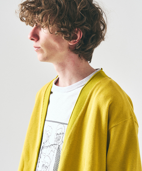 417 EDIFICE(フォーワンセブンエディフィス)の「ロールネック ニットカーディガン(カーディガン/ボレロ・メンズ・ブラック/オレンジ/ブルー系その他/ライトグレー/イエロー・LARGE/MEDIUM)」の7枚目の写真