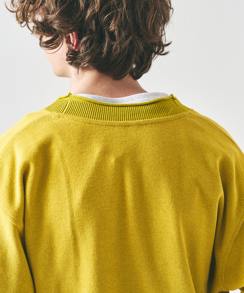 417 EDIFICE(フォーワンセブンエディフィス)の「ロールネック ニットカーディガン(カーディガン/ボレロ・メンズ・ブラック/オレンジ/ブルー系その他/ライトグレー/イエロー・LARGE/MEDIUM)」の6枚目の写真