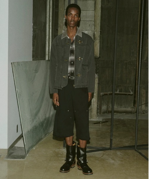 CONZ(コンズ)の「CHECK OPEN COLLAR SHIRT(シャツ/ブラウス・メンズ・ブラウン/ブラック・1/2)」の9枚目の写真