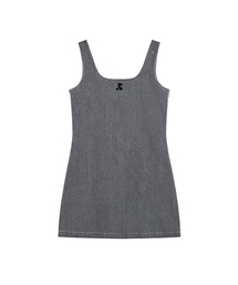 Rest&Recreation（レストアンドレクリエーション）の「DENIM MINI DRESS - GREY（ワンピース）」