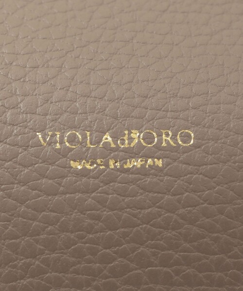 VIOLAd'ORO(ヴィオラドーロ)の「VIOLAd'ORO V-1589 ボストンバッグ(ボストンバッグ・レディース・ブラック/ベージュ・FREE)」の12枚目の写真