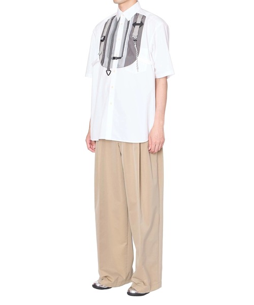 kolor(カラー)の「【kolor/カラー】26SCM-B06114 S/S Shirts(シャツ/ブラウス・メンズ・ブラック/ホワイト・4/3/2)」の4枚目の写真