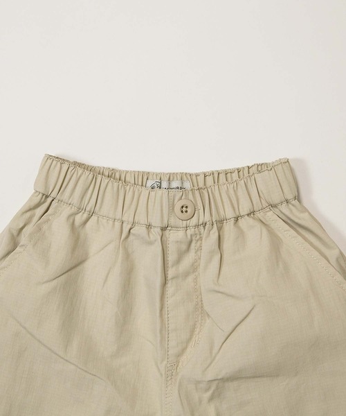 MAKE YOUR DAY（メイクユアデイ）の「無地カーゴ6分丈パンツ■150.160cm（カーゴパンツ・キッズ・ブラック/カーキ/ベージュ・150/160）」の9枚目の写真