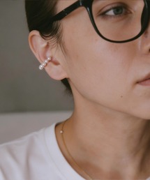 Ops.（オプス）の「イヤーカフ パール シルバー925 金属アレルギー対応  【lonae-ec ロナエ】（イヤーカフ）」