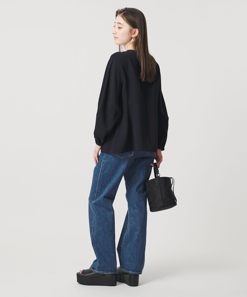 トップス 【BLACK】COMFY ドルマン ショートスリーブ ブラウス -吸水速