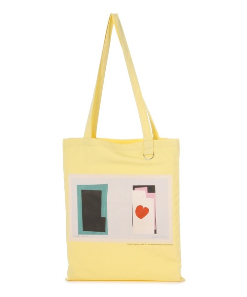 A part by（アパートバイ）の「mattis_トートバッグ（トートバッグ・レディース・ライトイエロー/ブルー・FREE）」の7枚目の写真