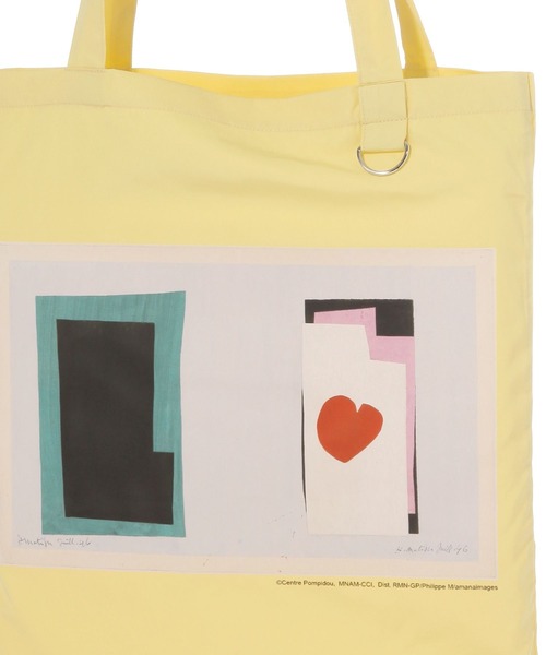 A part by（アパートバイ）の「mattis_トートバッグ（トートバッグ・レディース・ライトイエロー/ブルー・FREE）」の8枚目の写真