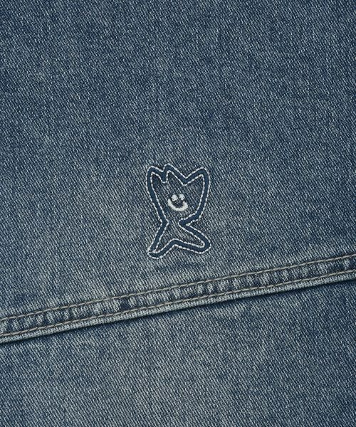 Wacky WiLLy(ワッキーウィリー)の「GRAPHIC DENIM HOODED JUMPER(デニムジャケット・メンズ・ブルー/ブラック・MEDIUM/LARGE/SMALL)」の14枚目の写真