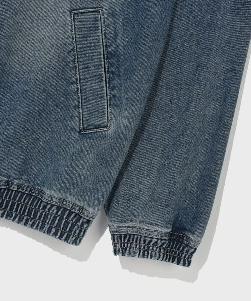 Wacky WiLLy(ワッキーウィリー)の「GRAPHIC DENIM HOODED JUMPER(デニムジャケット・メンズ・ブルー/ブラック・MEDIUM/LARGE/SMALL)」の18枚目の写真