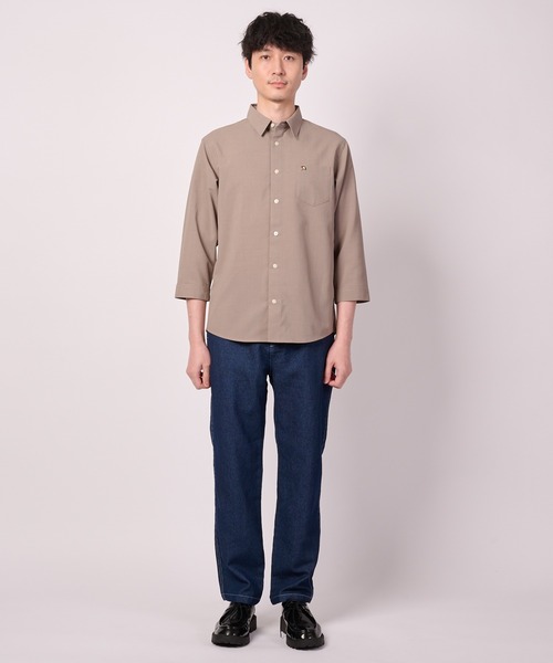 Arnold Palmer（アーノルドパーマー）の「リネンタッチ 7分袖 シャツ（シャツ/ブラウス・メンズ・チャコールグレー/ネイビー/モカ・L/M/LL）」の5枚目の写真