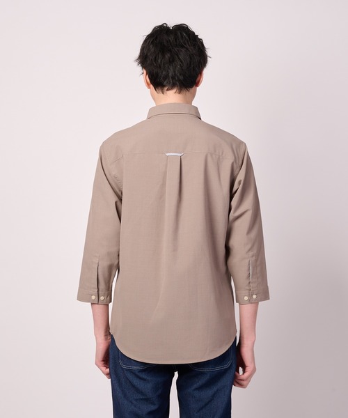 Arnold Palmer（アーノルドパーマー）の「リネンタッチ 7分袖 シャツ（シャツ/ブラウス・メンズ・チャコールグレー/ネイビー/モカ・L/M/LL）」の10枚目の写真