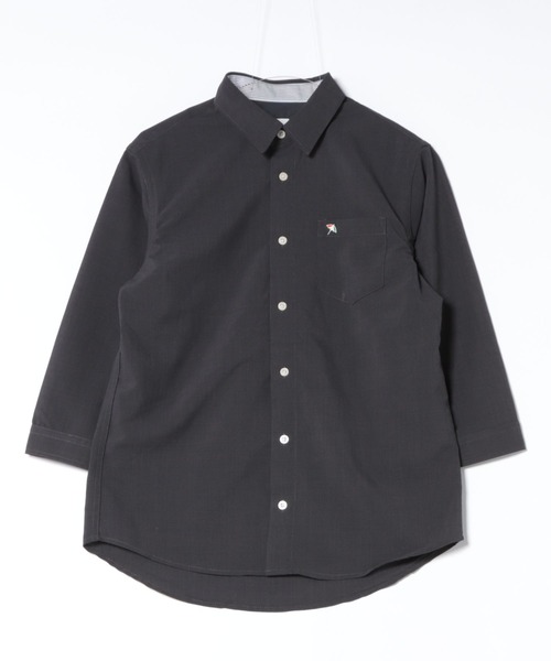 Arnold Palmer（アーノルドパーマー）の「リネンタッチ 7分袖 シャツ（シャツ/ブラウス・メンズ・チャコールグレー/ネイビー/モカ・L/M/LL）」の18枚目の写真