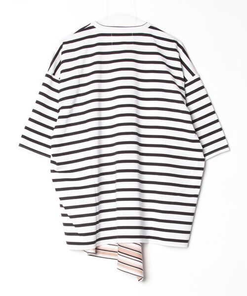 amok（アモク）の「amok /アモク/TANK-TO-HALF SLEEVE TEE（Tシャツ/カットソー・メンズ・ホワイト/ネイビー・M）」の3枚目の写真