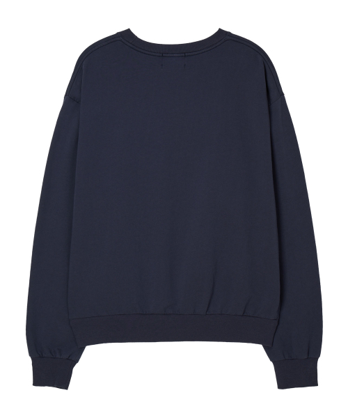ERER(エルエル)の「Michigan Vintage Sweatshirt Navy(スウェット・レディース・ネイビー・2/1)」の7枚目の写真