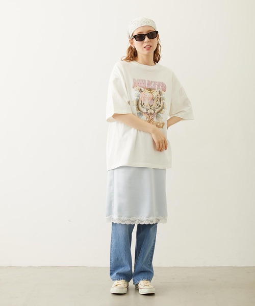 MILKFED.(ミルクフェド)の「SLIP SKIRT(スカート・レディース・ブラック/ライトピンク/ライトブルー・ONE SIZE)」の11枚目の写真