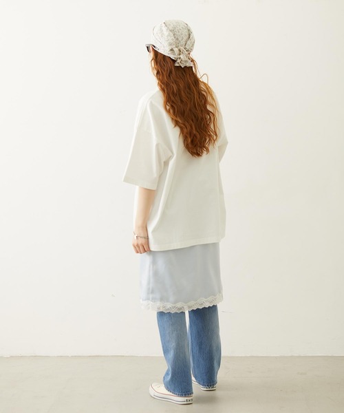 MILKFED.(ミルクフェド)の「SLIP SKIRT(スカート・レディース・ブラック/ライトピンク/ライトブルー・ONE SIZE)」の13枚目の写真
