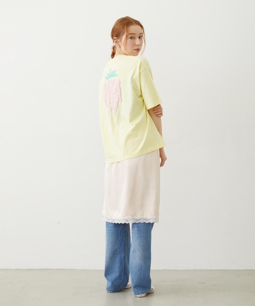 MILKFED.(ミルクフェド)の「SLIP SKIRT(スカート・レディース・ブラック/ライトピンク/ライトブルー・ONE SIZE)」の6枚目の写真
