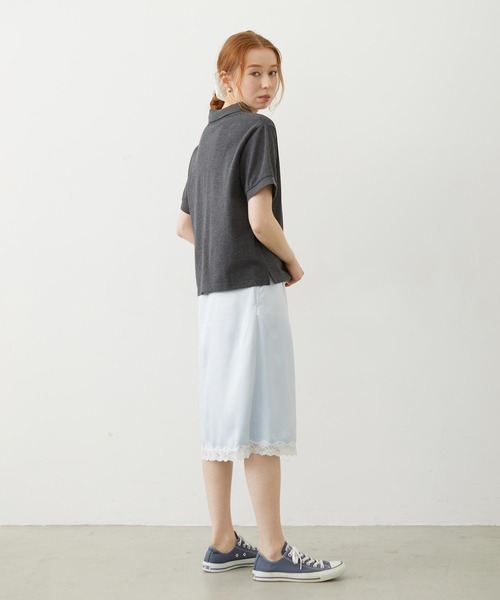 MILKFED.(ミルクフェド)の「SLIP SKIRT(スカート・レディース・ブラック/ライトピンク/ライトブルー・ONE SIZE)」の21枚目の写真
