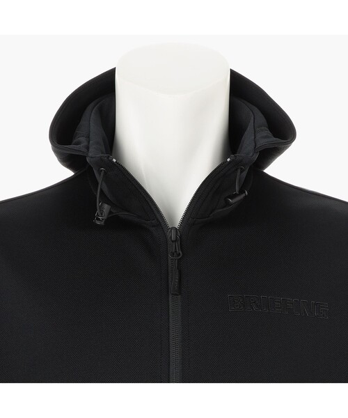 BRIEFING（ブリーフィング）の「【BRIEFING GOLF／ブリーフィングゴルフ】MS STITCHED 3D LOGO PARKA（ブルゾン・メンズ・ブラック/ベージュ・L/M）」の10枚目の写真