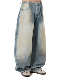 OY（オーワイ）の「『OY/オーワイ』MUD WIDE VOLUME PANTS/マッドワイドボリューム パンツ（デニムパンツ）」