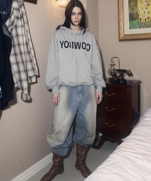OY（オーワイ）の「『OY/オーワイ』MUD WIDE VOLUME PANTS/マッドワイドボリューム パンツ（デニムパンツ・メンズ・ブルー・L/M/S）」の8枚目の写真