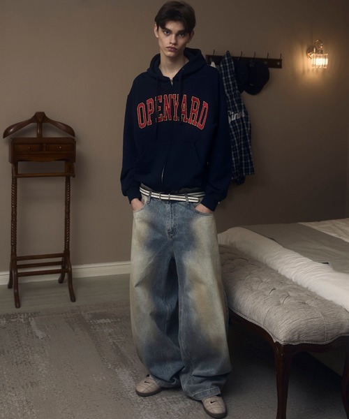 OY（オーワイ）の「『OY/オーワイ』MUD WIDE VOLUME PANTS/マッドワイドボリューム パンツ（デニムパンツ・メンズ・ブルー・L/M/S）」の10枚目の写真