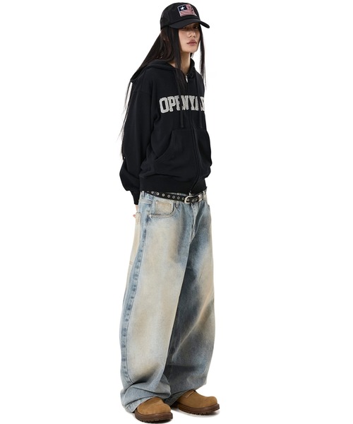 OY（オーワイ）の「『OY/オーワイ』MUD WIDE VOLUME PANTS/マッドワイドボリューム パンツ（デニムパンツ・メンズ・ブルー・L/M/S）」の5枚目の写真