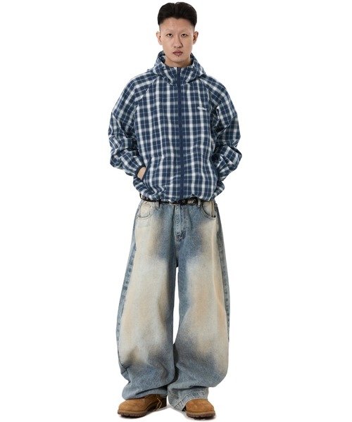 OY（オーワイ）の「『OY/オーワイ』MUD WIDE VOLUME PANTS/マッドワイドボリューム パンツ（デニムパンツ・メンズ・ブルー・L/M/S）」の6枚目の写真