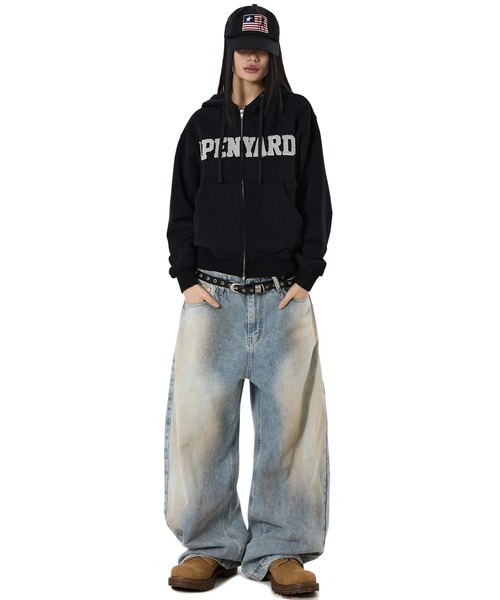 OY（オーワイ）の「『OY/オーワイ』MUD WIDE VOLUME PANTS/マッドワイドボリューム パンツ（デニムパンツ・メンズ・ブルー・L/M/S）」の4枚目の写真