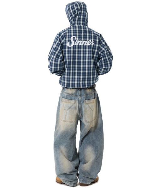 OY（オーワイ）の「『OY/オーワイ』MUD WIDE VOLUME PANTS/マッドワイドボリューム パンツ（デニムパンツ・メンズ・ブルー・L/M/S）」の7枚目の写真
