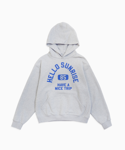 HNT Arch Logo Hoodie — худи серого цвета