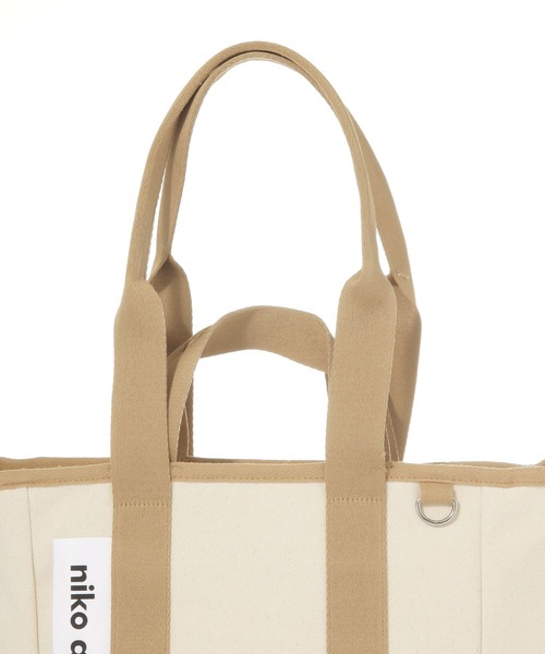 niko and...(ニコアンド)の「ニコロゴキャンバストート【ニコロゴトート】(トートバッグ・レディース・その他1/その他3/その他2/その他4・0)」の9枚目の写真