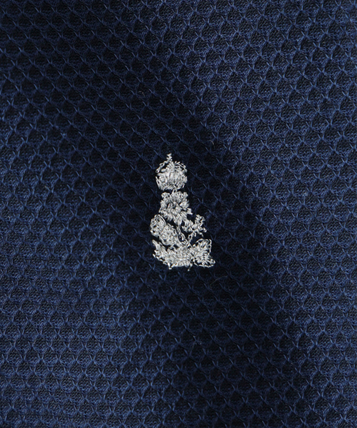 GUY ROVER(ギローバー)の「GUY ROVER (ギローバー) 別注 ジャージーカッタウェイポロシャツ(ポロシャツ・メンズ・ネイビー/グレー/ブラック/ブラウン/ホワイト・X-LARGE/LARGE/MEDIUM/SMALL)」の12枚目の写真