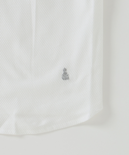 GUY ROVER(ギローバー)の「GUY ROVER (ギローバー) 別注 ジャージーカッタウェイポロシャツ(ポロシャツ・メンズ・ネイビー/グレー/ブラック/ブラウン/ホワイト・X-LARGE/LARGE/MEDIUM/SMALL)」の22枚目の写真