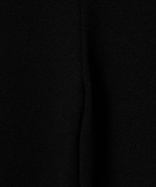 6（ロク）の「＜6(ROKU)＞ホール ニット スパッツ（レギンス/スパッツ・レディース・ブラック/ダークブラウン・FREE）」の18枚目の写真