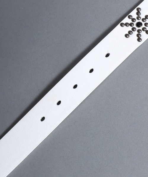 SITRY(シトリー)の「Synthetic Leather Studs Belt/フェイクレザー スタッズベルト ウエスタンベルト(ベルト・メンズ・ダークブラウン/ホワイト系その他/ホワイト/ブラック系その他/ブラウン系その他/ブラック・FREE)」の15枚目の写真