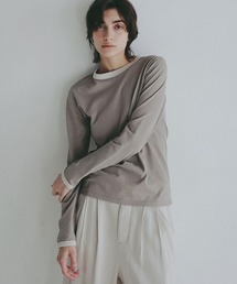 ETRE TOKYO | アウトステッチクルーネックロンTee(Tシャツ/カットソー)