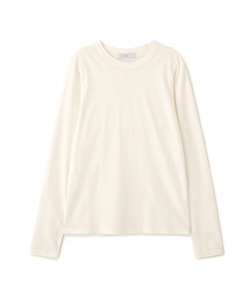 ETRE TOKYO（エトレトウキョウ）の「アウトステッチクルーネックロンTee（Tシャツ/カットソー・レディース・ブラック/グレイッシュベージュ/ホワイト・FREE）」の22枚目の写真