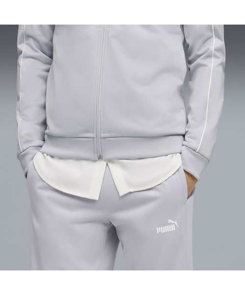 PUMA(プーマ)の「PUMA プーマ ウィメンズ ポリ スーツ 上下セット(ジャージ・レディース・シルバー系その他5/ブラック・SMALL/MEDIUM/X-LARGE/LARGE)」の4枚目の写真