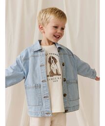 JAMIE KAY（ジェイミーケイ）の「ヒッコリージャケットHoliday Stripe（デニムジャケット）」