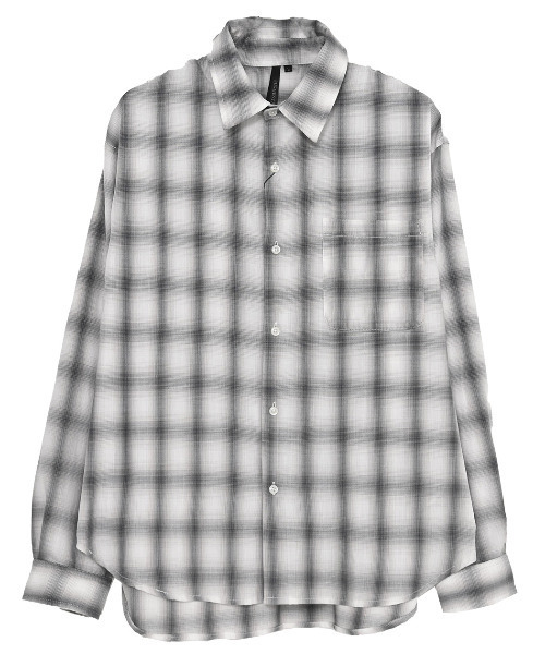 CavariA（キャバリア）の「『CavariA/キャバリア』先染め長袖シャツ（シャツ/ブラウス・メンズ・ホワイト/ブラック/ブルー・M/L/LL）」の13枚目の写真