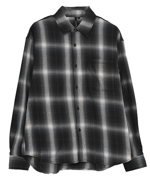 CavariA（キャバリア）の「『CavariA/キャバリア』先染め長袖シャツ（シャツ/ブラウス・メンズ・ホワイト/ブラック/ブルー・M/L/LL）」の14枚目の写真