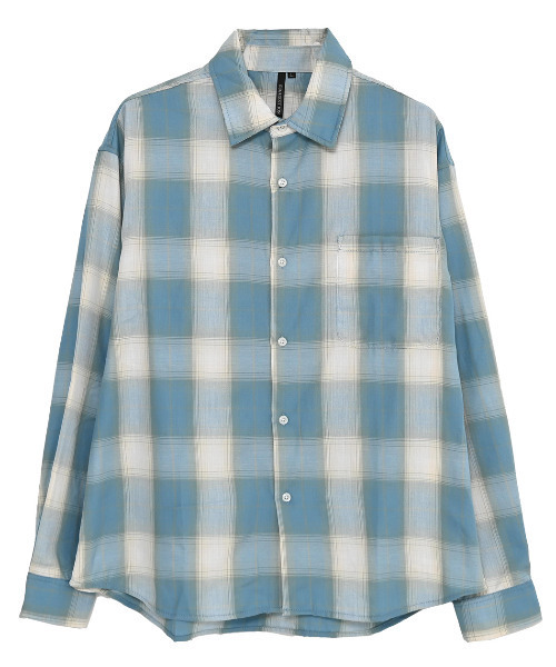 CavariA（キャバリア）の「『CavariA/キャバリア』先染め長袖シャツ（シャツ/ブラウス・メンズ・ホワイト/ブラック/ブルー・M/L/LL）」の16枚目の写真