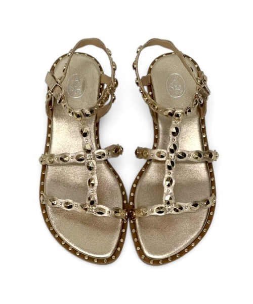 ASH（アッシュ）の「アッシュ【PLUS】スタッズサンダル フラット パーティー 3cmヒール（サンダル・レディース・アンティークゴールド・35/36/37/38/39）」の12枚目の写真